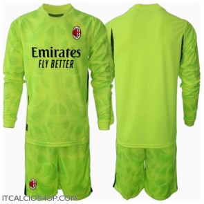 AC Milan Portiere Terza Maglia Bambino 2024-25 Manica Lunga (+ Pantaloni corti)